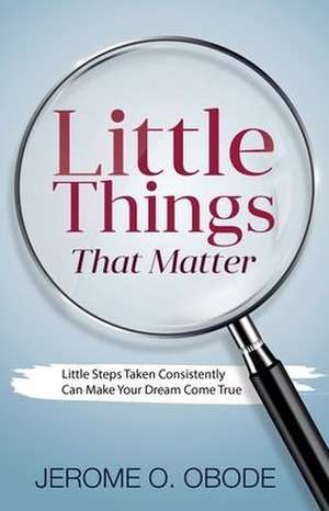 Little Things That Matter: Little Steps Taken Consistently Can Make Your Dream Come True de Jerome O. Obode