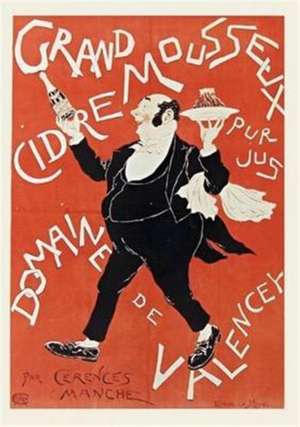 Carnet Blanc, Affiche Cidre Valencey de Eugène Le Mouël