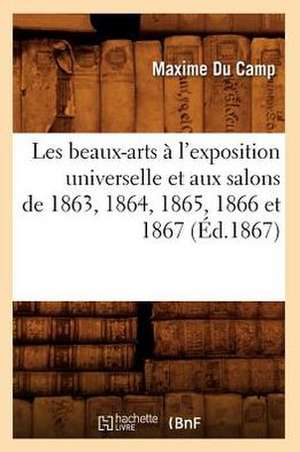 Les Beaux-Arts A L'Exposition Universelle Et Aux Salons de 1863, 1864, 1865, 1866 Et 1867 de Maxime Du Camp