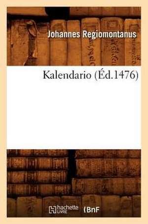 Kalendario de Johannes Regiomontanus