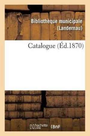 Catalogue de Sans Auteur