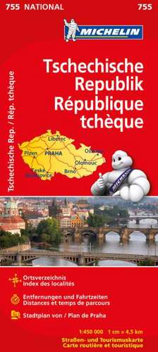 Tschechische Republik 1 : 450 000 Nationalkarte