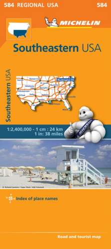 Southeastern USA - Michelin Regional Map 584 de Michelin