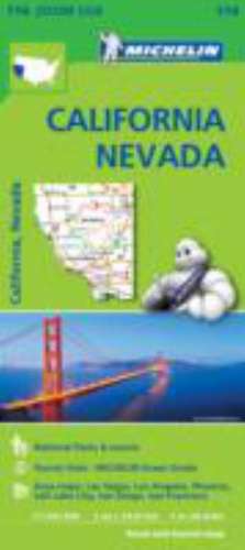 Michelin Californien Nevada 1 : 1 267.200 de Michelin