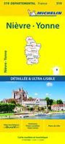 Nievre, Yonne - Michelin Local Map 319 de Michelin