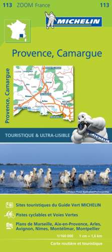 Provence, Camargue - Zoom Map 113 de Michelin