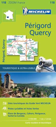 Quercy Perigord - Zoom Map 118 de Michelin