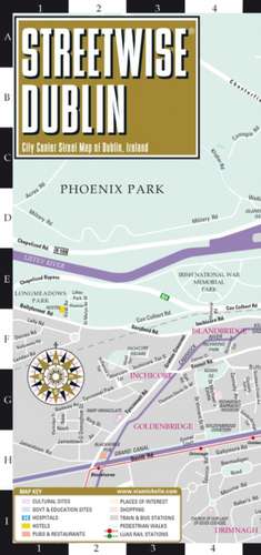 Streetwise Dublin Map - Laminated City Center Street Map of Dublin, Ireland de Michelin