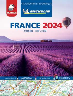 France 2024 - Tourist & Motoring Atlas Multi-flex de Michelin