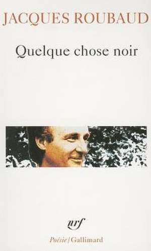 Quelque Chose Noir de Jacques Roubaud