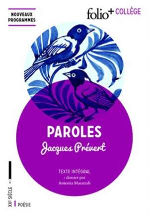 Prevert, J: Paroles de Jacques Prevert