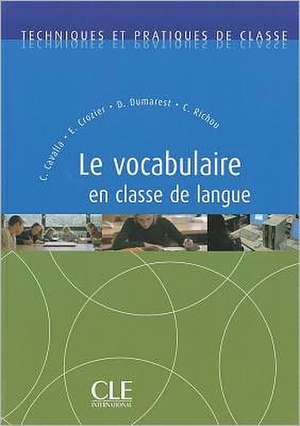 Le Vocabulaire En Classe de Langue de Cavalla