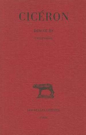 Ciceron, Discours: Catilinaires de Henri Bornecque