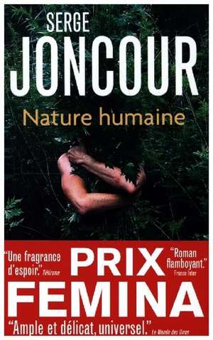 Nature Humaine de Serge Joncour