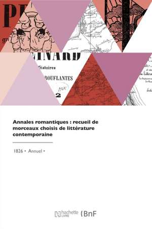 Annales romantiques de Charles Malo