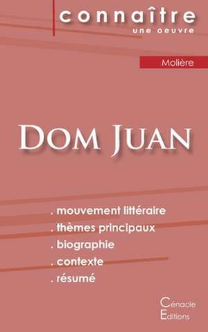 Fiche de lecture Dom Juan de Molière (analyse littéraire de référence et résumé complet) de Molière