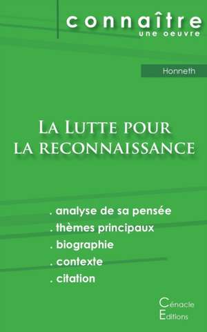 Fiche de lecture La Lutte pour la reconnaissance de Honneth (Analyse philosophique de référence et résumé complet) de Axel Honneth