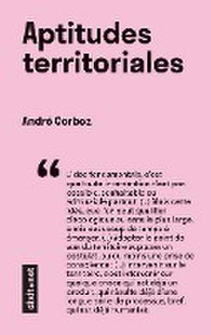 Aptitudes territoriales de André Corboz