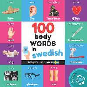 100 body words in swedish de Yukismart