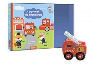 A Day with the Firefighters de Auzou Publishing