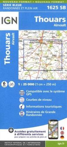 Thouars.Airvault 1:25 000