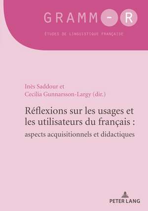 Reflexions sur les usages et les utilisateurs du francais : aspects acquisitionnels et didactiques