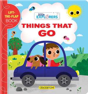 Little Explorers: Things That Go!: A Lift-The-Flap Book de Marine Guion