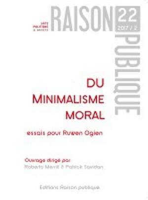Du Minimalisme moral de Patrick Savidan