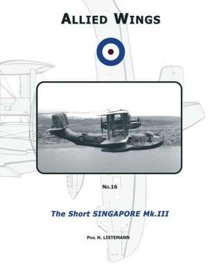 The Short Singapore Mk.III: Les Murs Ont Des Oreilles