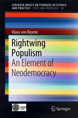 Rightwing Populism: An Element of Neodemocracy de Klaus von Beyme