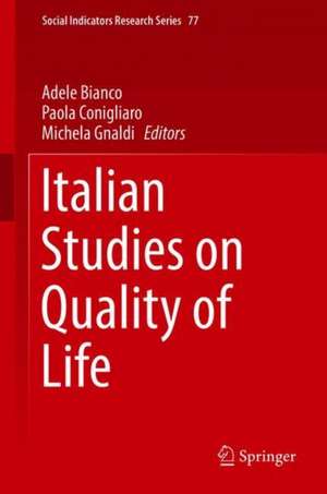 Italian Studies on Quality of Life de Adele Bianco