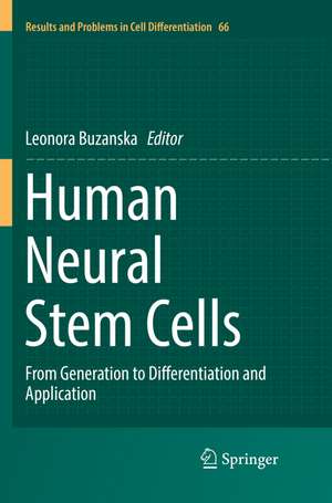 Human Neural Stem Cells de Leonora Buzanska