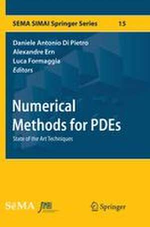 Numerical Methods for PDEs de Daniele Antonio Di Pietro