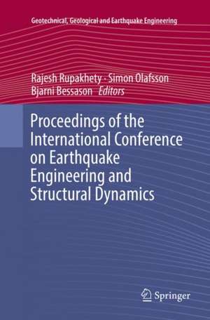 Proceedings of the International Conference on Earthquake Engineering and Structural Dynamics de Rajesh Rupakhety