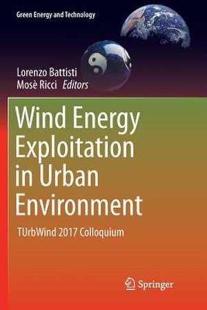 Wind Energy Exploitation in Urban Environment: TUrbWind 2017 Colloquium de Lorenzo Battisti