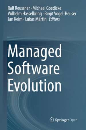 Managed Software Evolution de Ralf Reussner