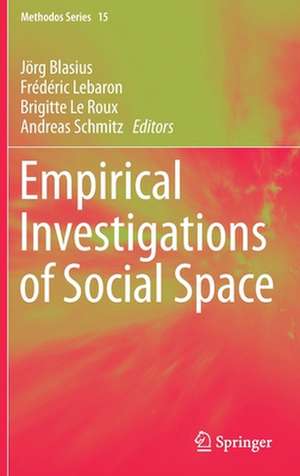 Empirical Investigations of Social Space de Jörg Blasius