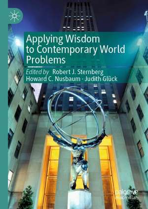 Applying Wisdom to Contemporary World Problems de Robert J. Sternberg