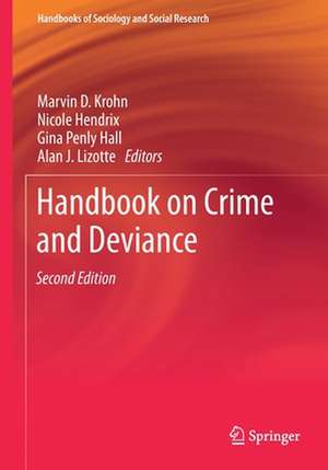 Handbook on Crime and Deviance de Marvin D. Krohn