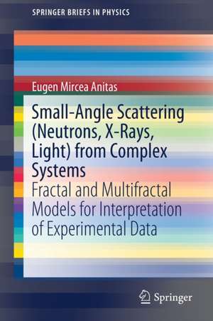 Small-Angle Scattering (Neutrons, X-Rays, Light) from Complex Systems: Fractal and Multifractal Models for Interpretation of Experimental Data de Eugen Mircea Anitas