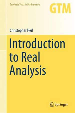 Introduction to Real Analysis de Christopher Heil