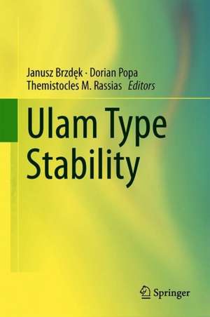 Ulam Type Stability de Janusz Brzdęk
