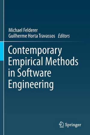 Contemporary Empirical Methods in Software Engineering de Michael Felderer