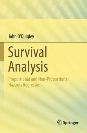 Survival Analysis: Proportional and Non-Proportional Hazards Regression de John O'Quigley