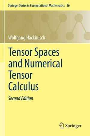 Tensor Spaces and Numerical Tensor Calculus de Wolfgang Hackbusch