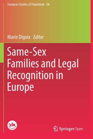 Same-Sex Families and Legal Recognition in Europe de Marie Digoix