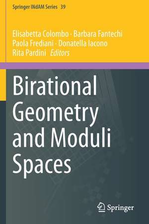 Birational Geometry and Moduli Spaces de Elisabetta Colombo