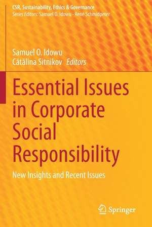 Essential Issues in Corporate Social Responsibility: New Insights and Recent Issues de Samuel O. Idowu