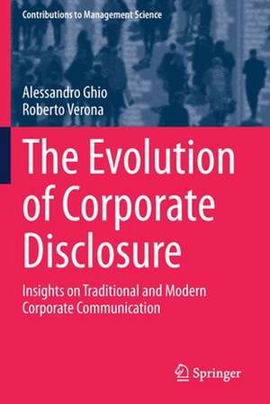 The Evolution of Corporate Disclosure: Insights on Traditional and Modern Corporate Communication de Alessandro Ghio