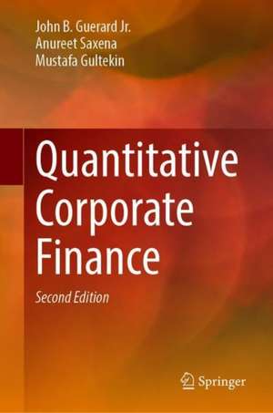 Quantitative Corporate Finance de John B. Guerard Jr.